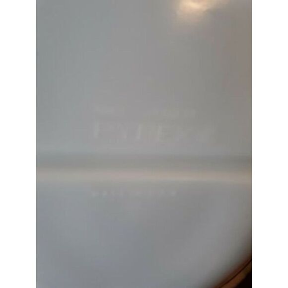 Vintage PYREX 13" Oval Divided Vegetable Bowl White #1063, - Picture 6 of 8